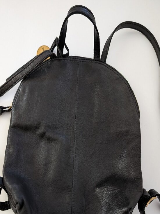 Margot New York Camille Backpack Bag Black Leather Used main image 6